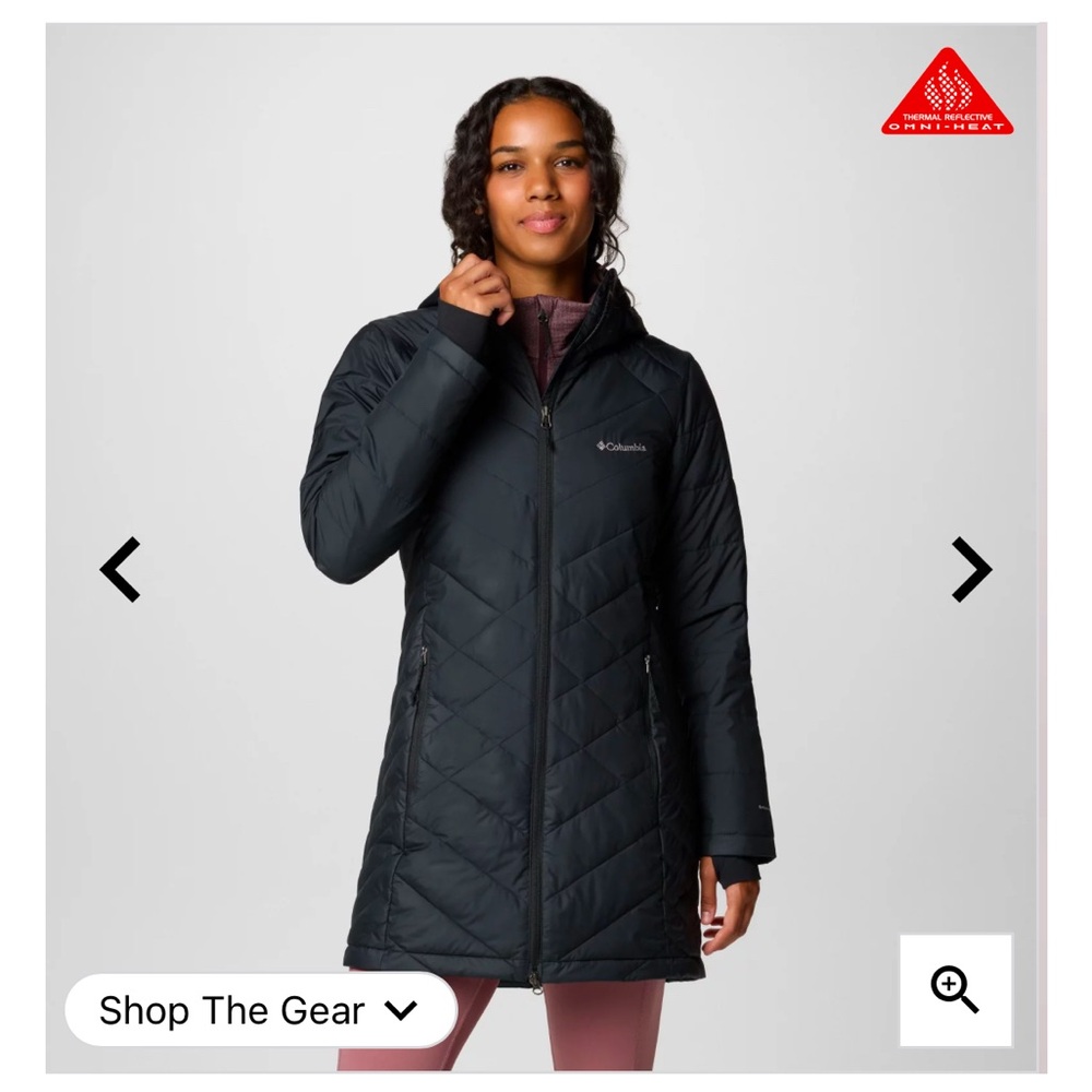 Columbia Black Ski Jacket with Insulated Design and High Collar